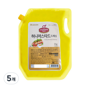 쉐프원 허니머스타드 드레싱, 2kg, 5개