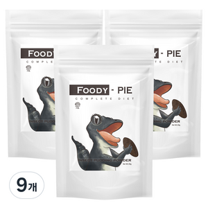 푸디웜 푸디 파이 파충류 양서류 사료, 50g, 9개