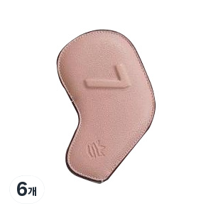 세인트밀러 멜로우 레더 골프 클럽보호 아이언 헤드커버 낱개, 7번 핑크, 6개