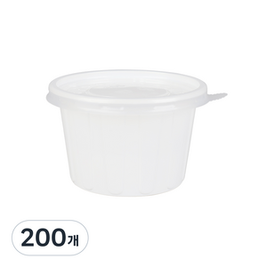 국물용기 + 뚜껑 대 350ml CN-105, 1개입, 200개