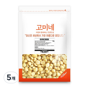 고미네 마카다미아, 1kg, 5개