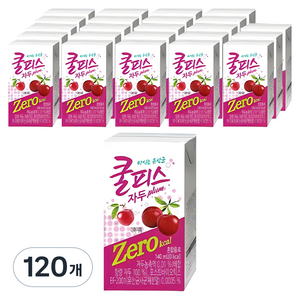 동원 쿨피스 제로 테트라 자두, 140ml, 120개