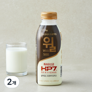 윌 에치와이 헬리코박터 프로젝트 윌 마시는 요구르트, 2개, 1개입, 500ml 골드박스 특가