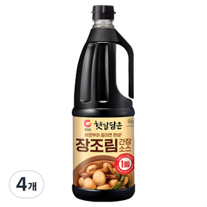 햇살담은 장조림 간장 소스, 1.7L, 4개