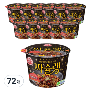 오뚜기 짜슐랭 용기 125g, 72개