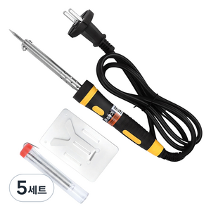 몬스툴 전기 인두기 + 받침대 + 땜납 세트, LX1190-30, 5세트