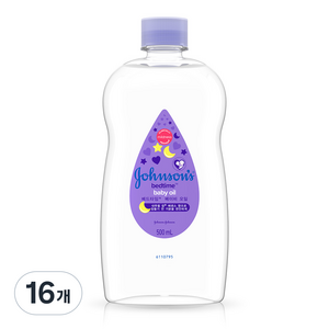 존슨즈베이비 베드타임 베이비 오일, 500ml, 16개