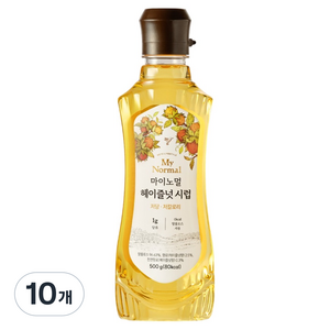 마이노멀 저당 저칼로리 헤이즐넛 시럽, 500g, 10개