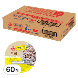 오뚜기 오곡밥, 210g, 60개