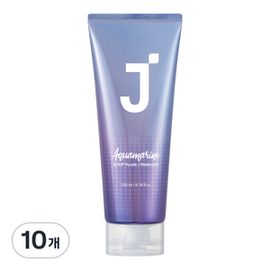 제이숲 퍼플제이 아쿠아마린 워터 헤어팩, 200ml, 10개