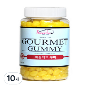 스위트박스 레몬 젤리빈, 600g, 10개