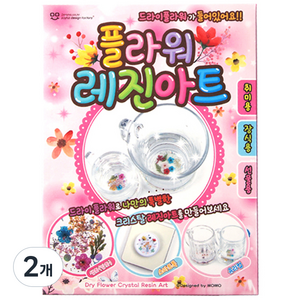 플라워 레진아트 DIY 키트, 혼합색상, 2개