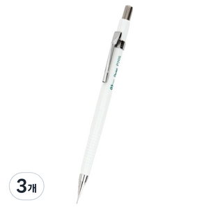 펜텔 제도 샤프 화이트 P205-WX, 0.5mm, 3개