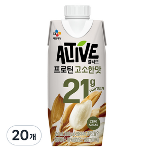 얼티브 프로틴 고소한맛, 250ml, 20개