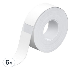 폴로노 GRESH P31S 전용 미니 네임스티커 라벨지 화이트 14 x 40 mm, 6개, 180칸