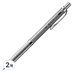 펜텔 오렌즈 메탈 그립 샤프 실버 XPP1003G-Z, 0.3mm, 2개