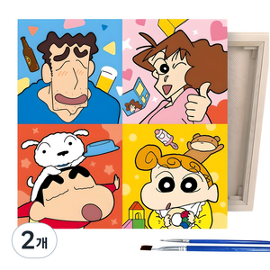 아이러브페인팅 짱구 그리기 DIY PAINTING, 짱구네 가족, 2개