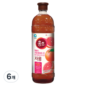 홍초 자몽, 1.5L, 6개
