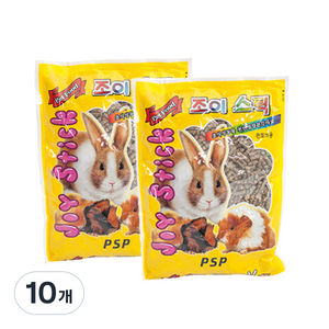 조이스틱 초식성 동물 영양 건강사료 큰토끼용, 730g, 10개