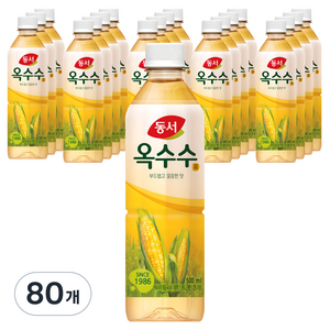 동서 옥수수차, 500ml, 80개
