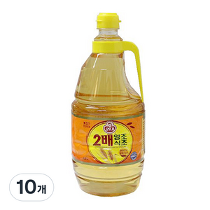 오뚜기 2배 양조식초, 1.8L, 10개