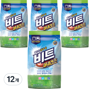 비트 실내건조 분말세제 본품, 2.7kg, 12개
