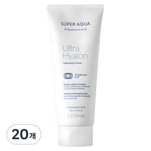 미샤 수퍼 아쿠아 울트라 히알론 클렌징 크림, 200ml, 20개