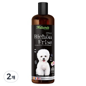 네이쳐스 비숑 강아지 보습샴푸, 500ml, 1개입, 2개