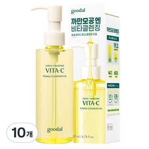 구달 청귤 비타C 토닝 클렌징 오일, 10개, 200ml