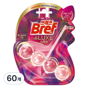 브레프 디럭스 변기세정제 매그놀리아 가든, 50g, 60개
