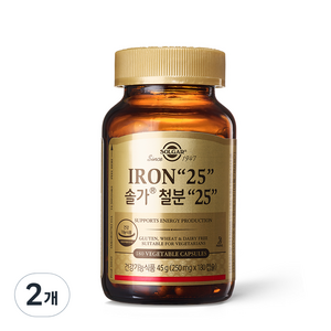 솔가 철분 25, 180정, 2개