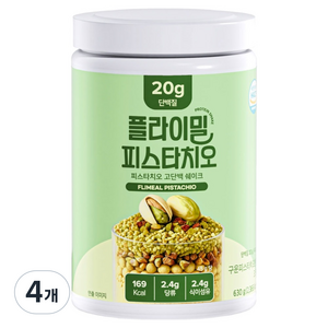 플라이밀 피스타치오 고단백 단백질 쉐이크, 630g, 4개