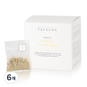 타바론 로얄 캐모마일 허브차, 1.5g, 15개입, 6개