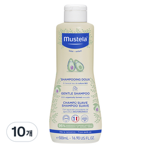 무스텔라 젠틀 샴푸, 500ml, 10개