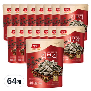 양반 김부각, 50g, 64개