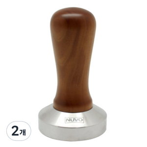 누보 우드 템퍼 52mm, 부빙가 무늬, 2개