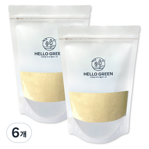 헬로우그린 생강분말, 500g, 6개