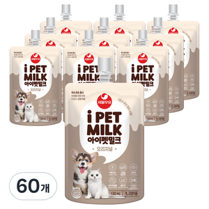 서울우유 반려동물 아이펫밀크, 오리지널, 130ml, 60개