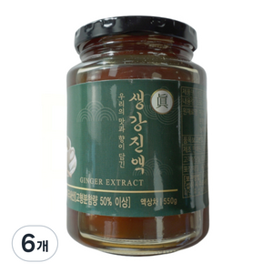 랜선방앗간 생강진액, 550g, 1개입, 6개