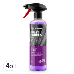 글로스브로 더스트 쉴드 휠 세정제, 500ml, 4개