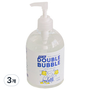 바잇미 반려동물 더블버블 멀티퍼포즈 솝 다목적 세제, 500ml, 3개