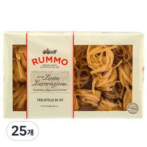 룸모 딸리아뗄레 프리미엄 파스타, 500g, 25개