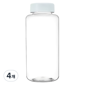 아조아닷컴 내냉 내열 스탠다드 용기, 파스텔블루, 1L, 4개