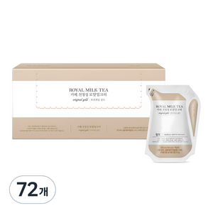 팔도 카페 진정성 로얄밀크티 오리지널 골드, 200ml, 72개