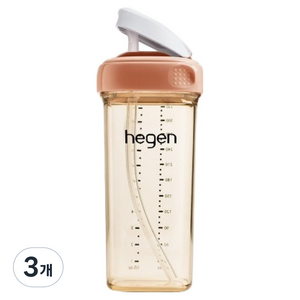 헤겐 V3 PPSU 빨대컵, 330ml, 3개, 오번