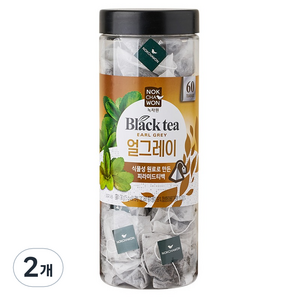 녹차원 얼그레이 삼각티백, 1.5g, 60개입, 2개