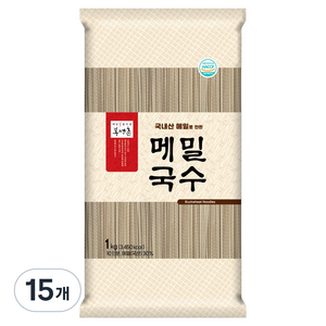 봉평촌 메밀국수, 1kg, 15개