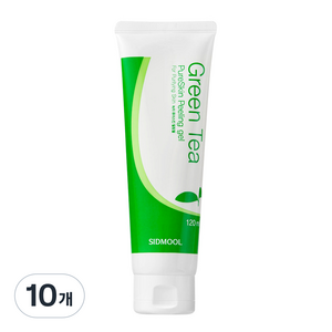 시드물 녹차 퓨어스킨 필링 젤, 120ml, 10개