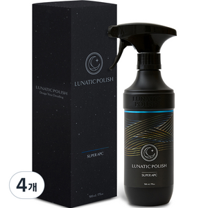 루나틱폴리시 슈퍼 에이피씨 다목적 실외세정제, 500ml, 4개