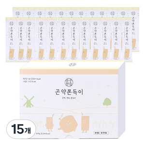 순수한집 곤약쫀드기 현미맛, 600g, 15개